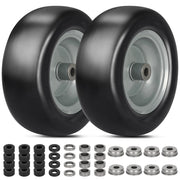 Aremae front view of two tires showing ready-to-install convenience