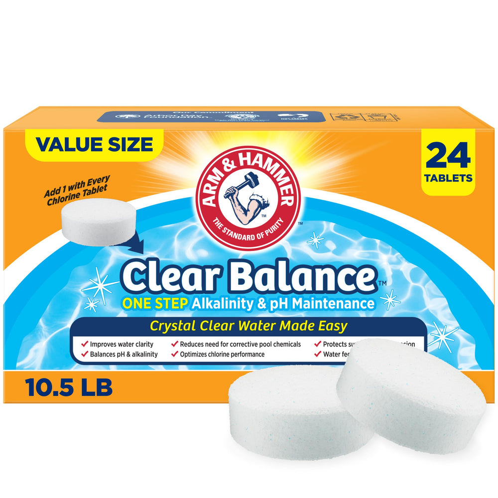 ARM & HAMMER box front showing product and easy dosing benefit