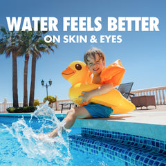 ARM & HAMMER tablet sitting in pool skimmer for steady pH benefit