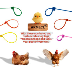 ARMLCL close-up array of six bright band colors for fast visual sorting