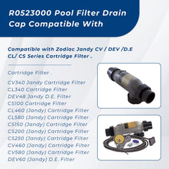 ArrogantF installed on Jandy filter housing demonstrating leak prevention