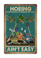 Artlunar front view of funny garden sign showing bold text and playful design for charm