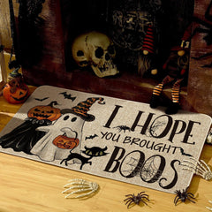 Artoid Mode close-up of printed pumpkin and cat detail highlighting vibrant design