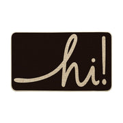 Artoid Mode front view doormat showing welcome design and curb appeal