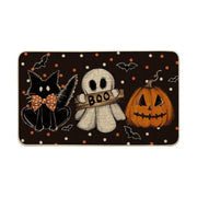 Artoid Mode front view showing Halloween pumpkins and black cat design and curb appeal