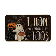 Artoid Mode front view doormat showing Halloween design and welcome appeal