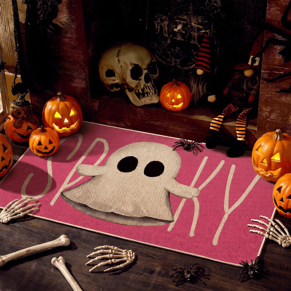 Artoid Mode pink ghost front view showing playful print and welcome effect