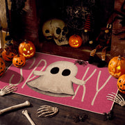 Artoid Mode pink ghost front view showing playful print and welcome effect