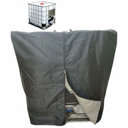 ASkinds front view of IBC cover showing full protection benefit
