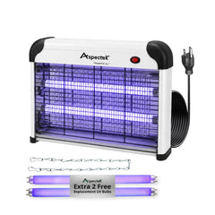 ASPECTEK front view showing 360° grid and safety mesh for reliable insect control