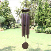 ASTARIN front view of 45-inch wind chimes showing size and presence for ambiance