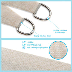 AsterOutdoor stainless-steel D-ring and reinforced stitching showing strong anchor points