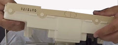 ATIE skirt installed on cleaner lower body showing improved seal and support