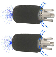 ATIE TailSweep PRO front view showing replacement form and reduced spray benefit