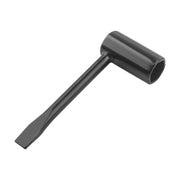 Aulpq front view of chain nut wrench showing compact shape and fit