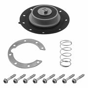 Aulpq front view of diaphragm kit showing parts for easy replacement