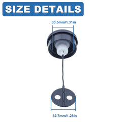 AUMEL fuel cap installed on Stihl trimmer illustrating simple replacement