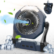 Ausic front view showing controls and compact design for portable cooling