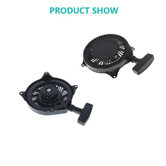 Autoparts starter pulley and rope close-up highlighting durable rope and smooth rewind