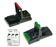 $averPak front view of 2-pack Jawz traps showing packaging and benefits