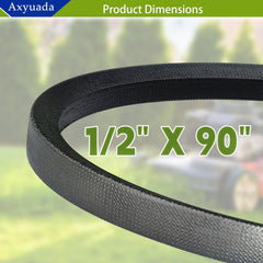 Axyuada close-up of belt ribs and texture demonstrating strong grip and flexible performance