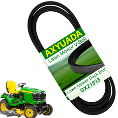 Axyuada front view of deck belt showing full loop and fit benefits