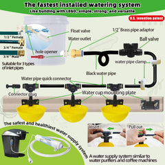 ayakol float ball valve assembly demonstrating automatic refill control and steady water level
