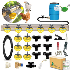 ayakol front packaging showing full automatic water system kit and accessories for easy setup