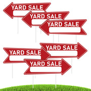 Ayifan front-facing six-pack yard sale signs showing high visibility