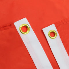 AZ FLAG detail of double-stitched hem showing reinforced seams for improved tear resistance