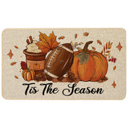 Baccessor front view showing fall pumpkin design and welcome message