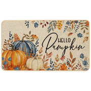 Baccessor front view fall pumpkin doormat adding curb appeal