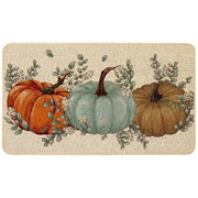 Baccessor front view pumpkin doormat adding seasonal curb appeal and protection