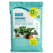 Back to the Roots front packaging showing 12 qt value bag and benefits