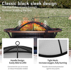 Baitedelai close-up of heat-coated steel mesh showing durable ember protection