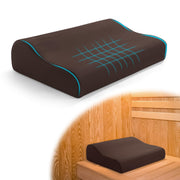 BALAPET front view waterproof sauna pillow showing ergonomic curve and comfort