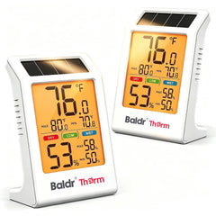 BALDR front view of two units showing readable display and benefits of dual monitoring