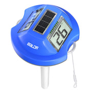 BALDR front view of floating thermometer showing dual screens and easy reading