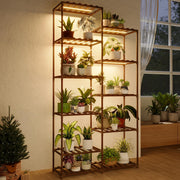 Bamworld front full view showing height and multiple tiers for saving floor space