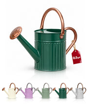 Bamworld front view deep green can showing shape and vintage finish for stylish display