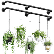 Bamworld front view mounted by window showing wide plant display and space savings