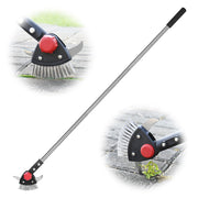 BARAYSTUS front view of fully assembled weeder showing ergonomic grip and heads for easy use