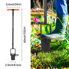 BARAYSTUS serrated base close-up illustrating sharp cutter for easier soil penetration