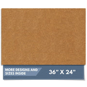 Barnyard Designs front view doormat showing plain brown look and welcome benefit