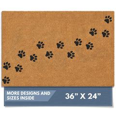 Barnyard Designs front view showing paw-print design and welcoming look