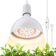 Barrina front view hanging grow light showing coverage and clean design benefit