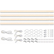 Barrina front view of the 4-pack grow light kit showing complete set benefit