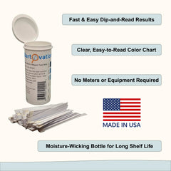 Bartovation bottle next to a ruler to show compact size and easy transport advantage