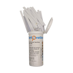 Bartovation strip being dipped into sanitizer for fast verification