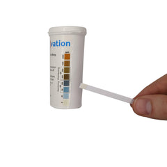 Bartovation vial with desiccant and flip lid for moisture protection